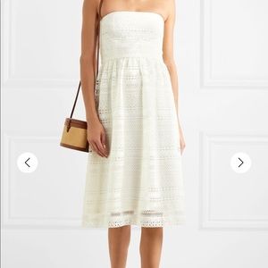 J crew strapless lace dress